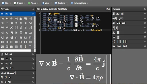 MathTeX - PRO TeX Editor