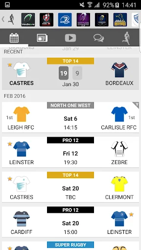 Ultimate Rugby screenshot 1