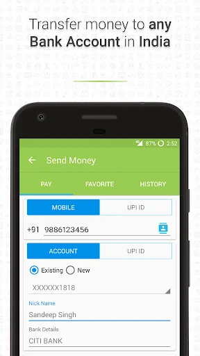 Money Transfer, BHIM UPI screenshot 2
