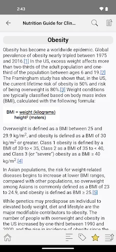 Nutrition Guide for Clinicians screenshot 3
