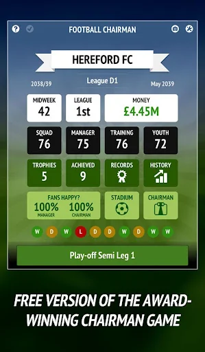 Football Chairman (Soccer) screenshot 1