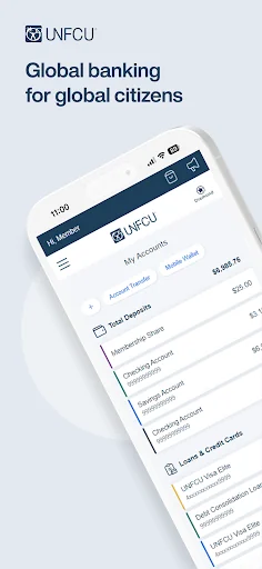UNFCU Digital Banking screenshot 1