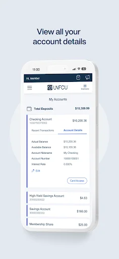 UNFCU Digital Banking screenshot 3
