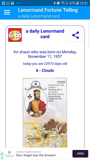 Lenormand Fortunetelling screenshot 2