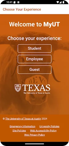 MyUT Austin screenshot 1