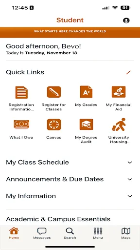 MyUT Austin screenshot 3