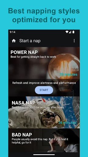 Effective Napping – Nap Timer
