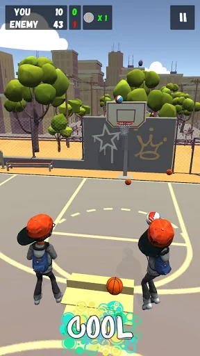Street Basketball arena 3d
