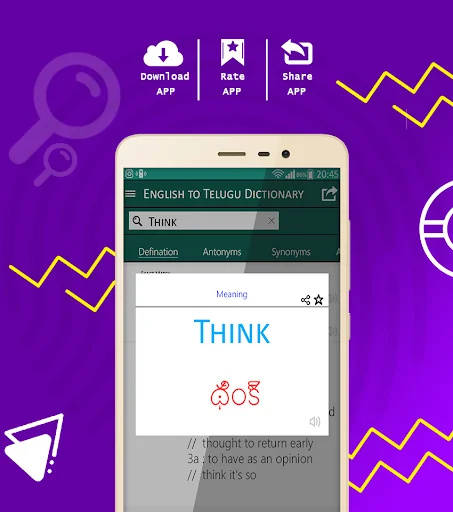 English Telugu Hindi Dictionar