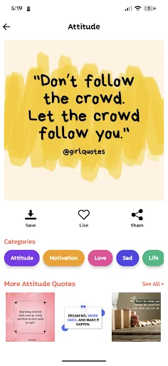 Girl Quotes screenshot 2