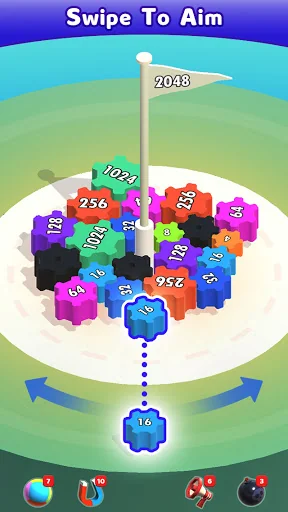 Merge Blocks 3D - 2048 Puzzle screenshot 1