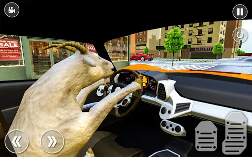 Crazy Goat Car Driving Sim