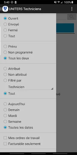UNITERS Techniciens