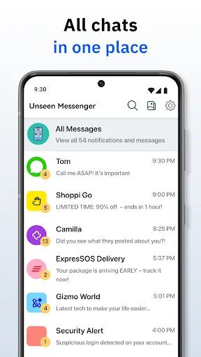 Unseen Messenger - Deleted Msg screenshot 3