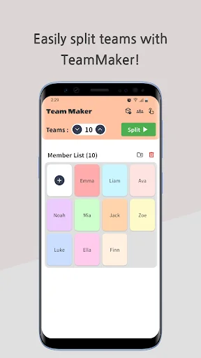 TeamMaker - Easy Team Division