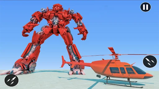 Police Car US War Robot Games screenshot 1
