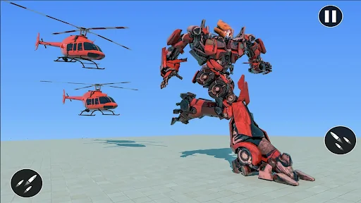 Police Car US War Robot Games screenshot 3