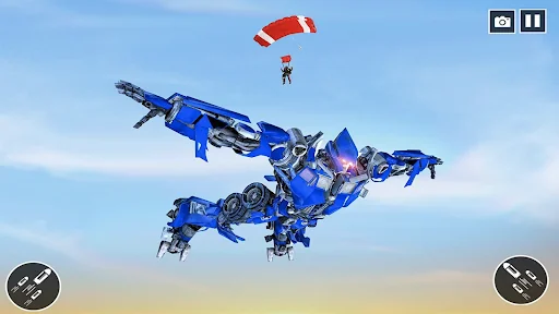 Police Car US War Robot Games screenshot 4