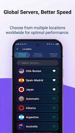 Ustreaming VPN: Fast & Secure screenshot 2