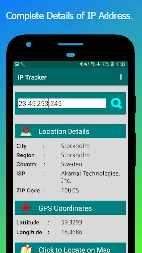 IP Address Tracker screenshot 1