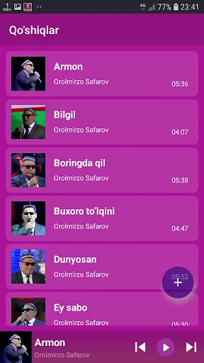 Orolmirzo Safarov qo'shiqlari