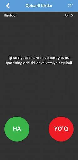 HA yoki YO'Q screenshot 3
