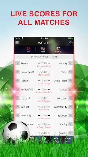 Livescore Premier League 25/26