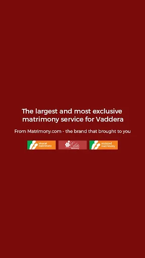 Vaddera Matrimony-Marriage App