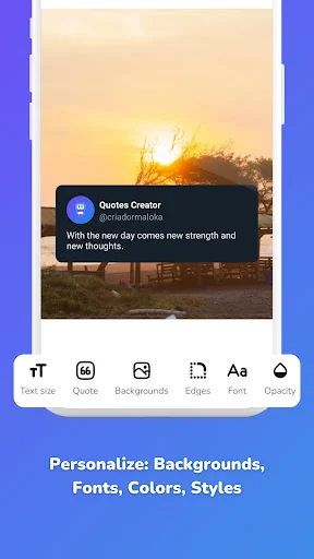 Quotes Creator App 2026 screenshot 1