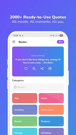 Quotes Creator App 2026 screenshot 3