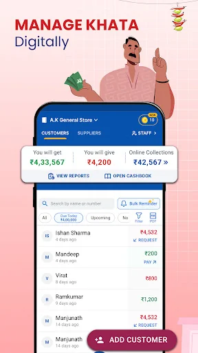 Khatabook Credit Account Book