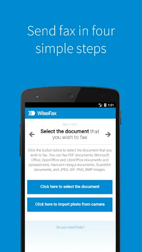 Send fax with WiseFax screenshot 1