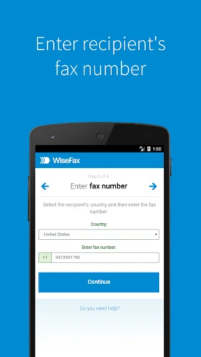 Send fax with WiseFax screenshot 3