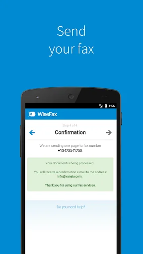 Send fax with WiseFax screenshot 4