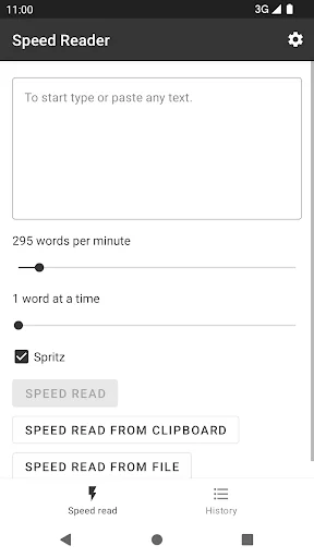 Speed Reader for Speed Reading