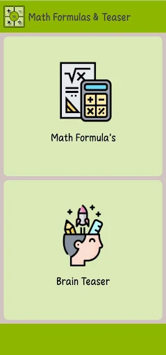 Maths Formulas & Brain Teaser