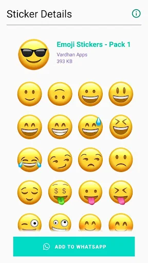 Emoji Stickers - WAStickerApps screenshot 3