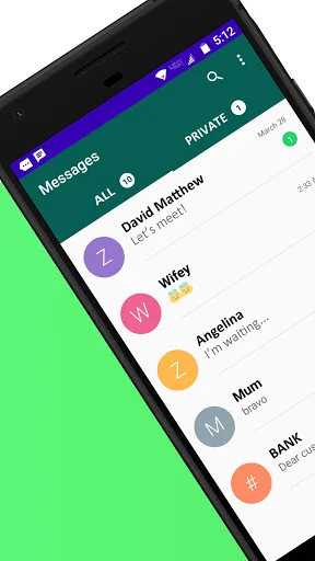Messages Private SMS Texting