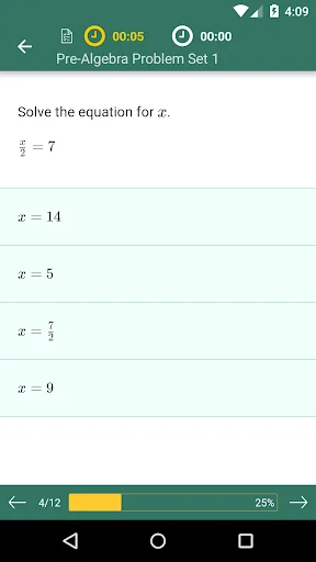 Pre-Algebra Practice & Prep screenshot 3