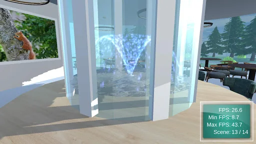 3D Benchmark - Luxury Cafe screenshot 3