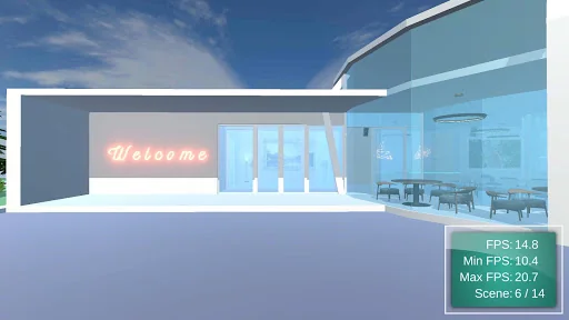 3D Benchmark - Luxury Cafe screenshot 4
