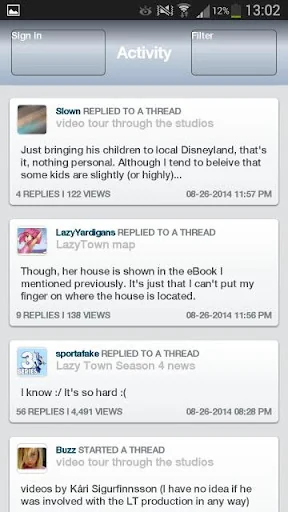 LazyTown Forums