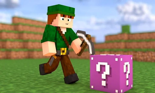 Lucky block mod for mcpe