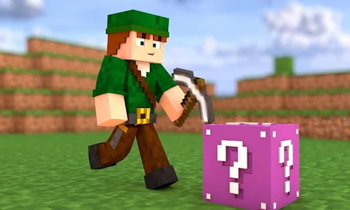 Lucky block mod for mcpe