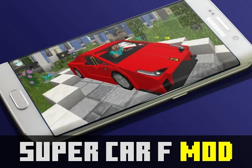 Super car f mod for mcpe screenshot 3