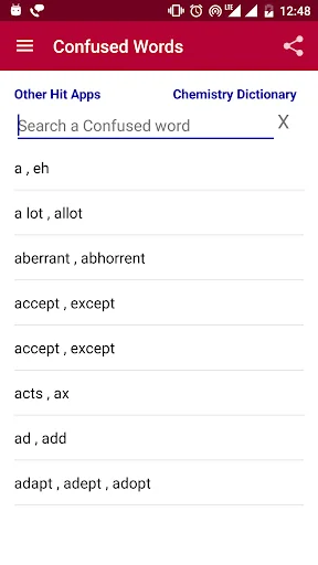 Confused Words Offline screenshot 1