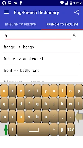 Offline English French Diction screenshot 3