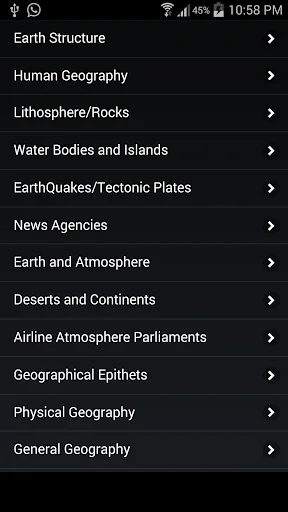 World Geography GK Test screenshot 1