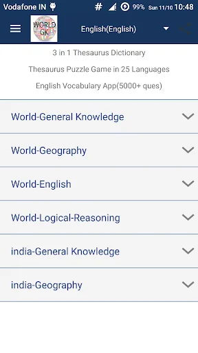General Knowledge - World GK screenshot 1