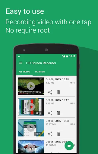 Screen Recorder HD - No Root screenshot 1